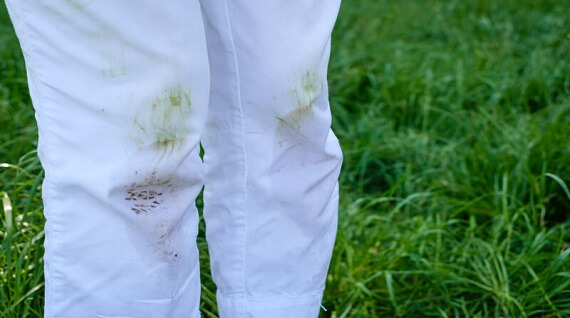 how to remove grass stains