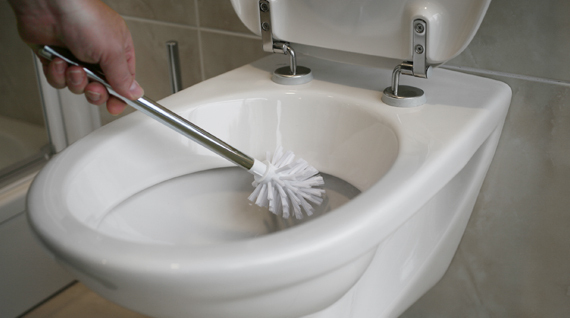 détartrage des toilettes
