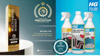 Cleaning Product Supplier Award Corporate Live Wire Awards