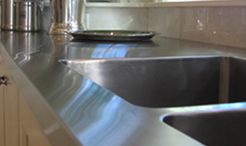 Keuken Roestvrijstaal Aanrechtblad
