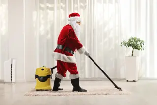 Stofzuigen Met Kerst