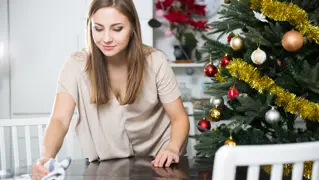 Kerst Tafel Schoonmaken