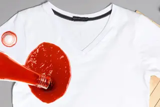 Ketchup Fleck Entfernen 01