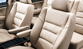 Leer Leren Interieur In Auto Boot En Caravan