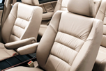 Leer Leren Interieur In Auto Boot En Caravan