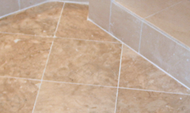 Badkamer Marmeren Wand En Vloertegels